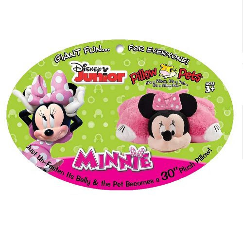  Pillow Pets Jumboz Disney, Minnie Mouse, 30 Jumbo Folding Plush Pillow