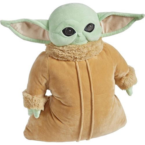  Pillow Pets The Child Grogu Stuffed Animal, Disney Star Wars The Mandalorian Plush Toy