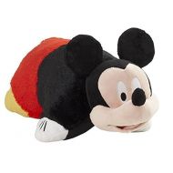 Pillow Pets Disney Mickey Mouse Stuffed Animal Plush, 16, Black/Red/Yellow