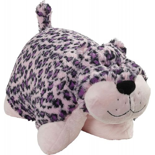  Pillow Pets Jumboz, Pink Leopard, 30 Jumbo Folding Plush Pillow