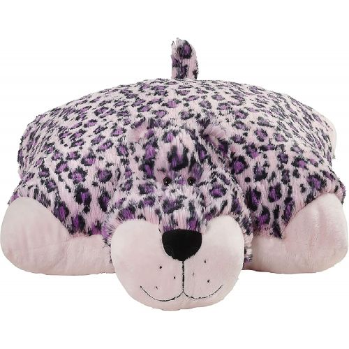  Pillow Pets Jumboz, Pink Leopard, 30 Jumbo Folding Plush Pillow