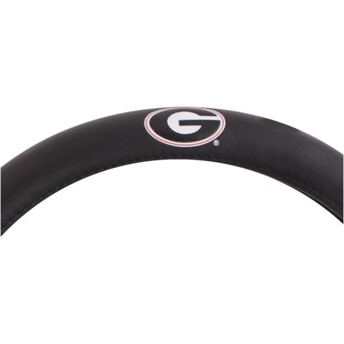  Pilot Automotive Pilot Alumni Group SWC-930 Leather Steering Wheel Cover (Collegiate Georgia Bulldogs)