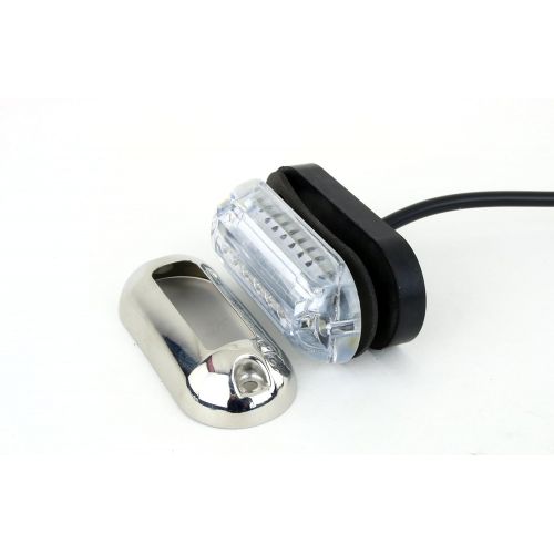  Pilotlights.net Waterproof Underwater Marine LED Pod Light - Cool White LED, Heavy duty, Waterproof 12 VDC