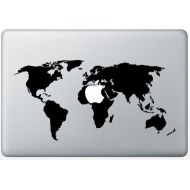 PimpMyMacFr Sticker Macbook - Worldmap - Decal for MacBook Air Pro Retina - 11 12 13 15 or 17 inches - Skin for macbook easy to stick