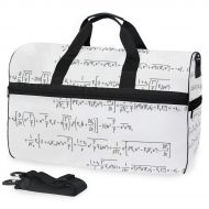 Pingshoes Gym Bag Complex Math Equation Duffle Bag Large Sport Weekender Bag for Men Women