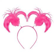 Pink Ponytail Headband, Party Accessory