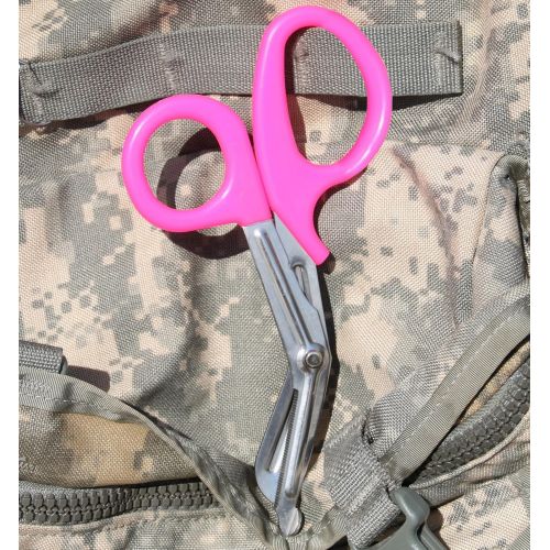  [아마존베스트]Pink - Set of 2 pcs Pink EMT First Responder 7.5 Shears + Pink Pen Light - Ideal for All Types of Emergency