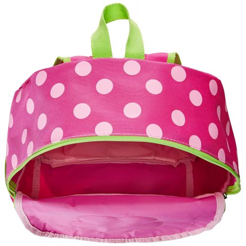  Pink Platinum Girls Dots and Stripes 16 Inch Backpack with Lunch Kit, Pink