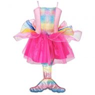 Pink Poppy Mermaid Princess Dress Size 5/6-multi Pink