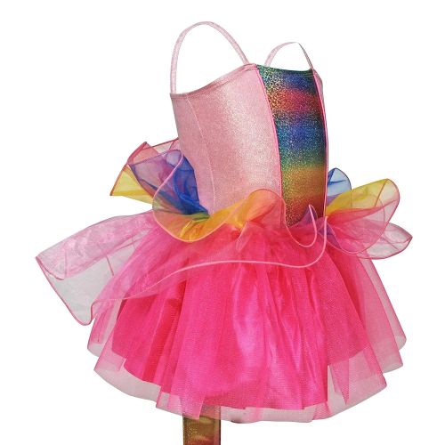  Pink Poppy Mermaid Princess Dress Size 5/6-multi Pink