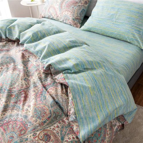  PinkMemory Bedding Duvet Cover Twin Floral Boho Hotel Bedding Collection Twin XL Ultra Soft 100% Cotton Boys Girls