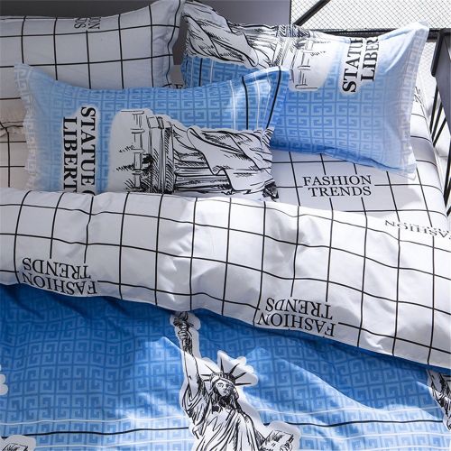  PinkMemory Queen Duvet Cover Lightweight Microfiber Bedding Set,Famous Architectures Designs,Reversible Rome Printing and Grid Design Duvet Cover Set for Boys Girls-Rome,Full/Queen