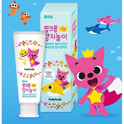  Pinkfong Manual Toothpaste Kids Baby Child (pack of 4)