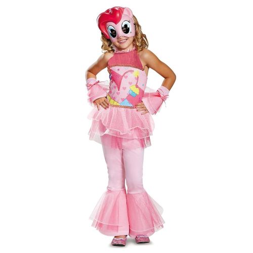  Pinkie Pie Movie Deluxe Costume, Pink, X-Small (3T-4T)