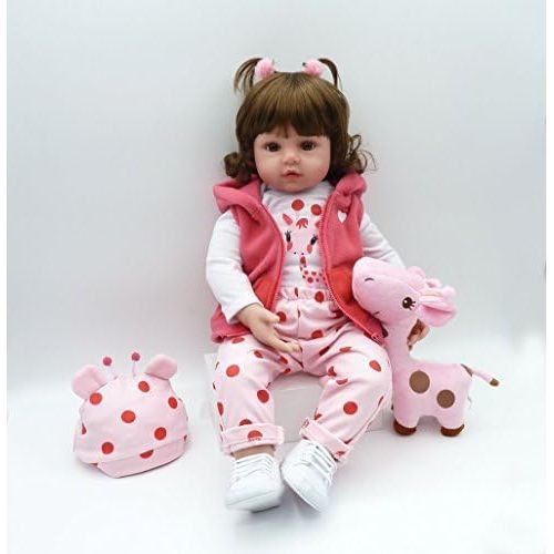  Lilith Real Gentle Touch 22 Inch 55cm Soft Vinyl Silicone Reborn Doll Baby Girl Realistic Lifelike Baby Dolls Xmas Gift