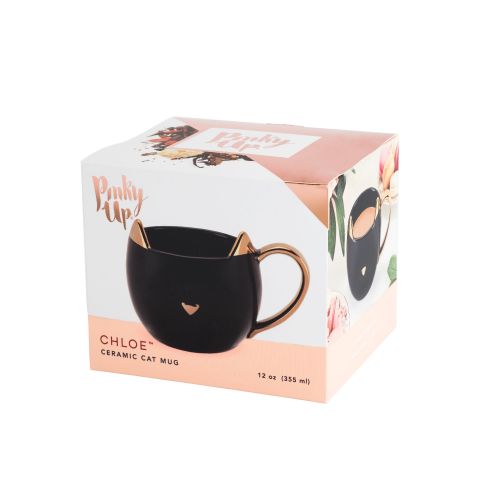  Pinky Up Chloe Black Cat Mug