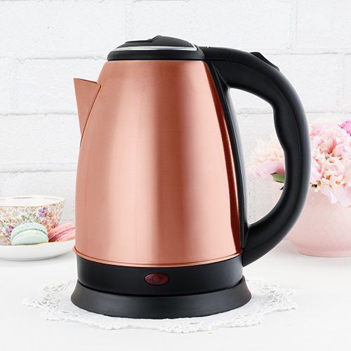  Pinky Up Kettle Electric Tea, Insulated Portable Travel Rose Gold Electric Tea Kettles