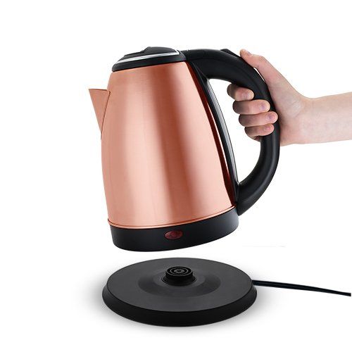  Pinky Up Kettle Electric Tea, Insulated Portable Travel Rose Gold Electric Tea Kettles