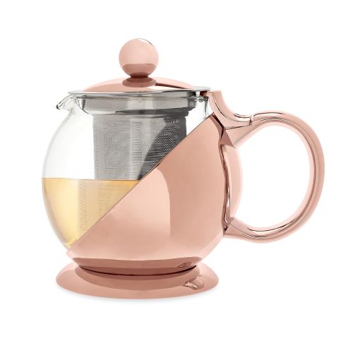  Pinky Up 5046 Teapot and Infuser, One Size, Gold