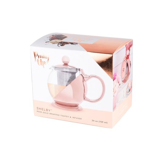  Pinky Up 5046 Teapot and Infuser, One Size, Gold