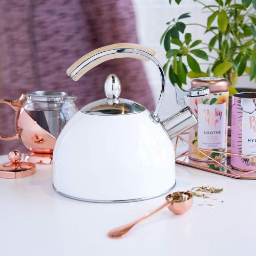  [아마존베스트]Pinky Up Presley Tea Kettle, One Size, Gold