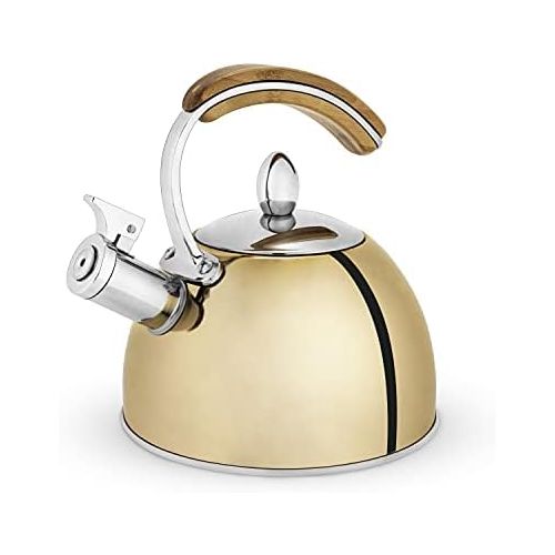  [아마존베스트]Pinky Up Presley Tea Kettle, One Size, Gold