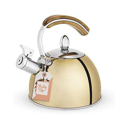  [아마존베스트]Pinky Up Presley Tea Kettle, One Size, Gold