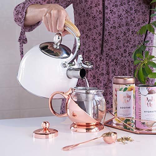  [아마존베스트]Pinky Up Presley Tea Kettle, One Size, Gold