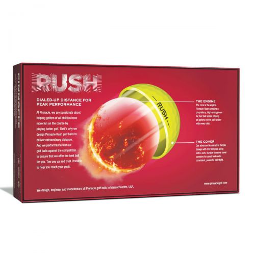  Pinnacle Rush Yellow Golf Balls 15 Pack