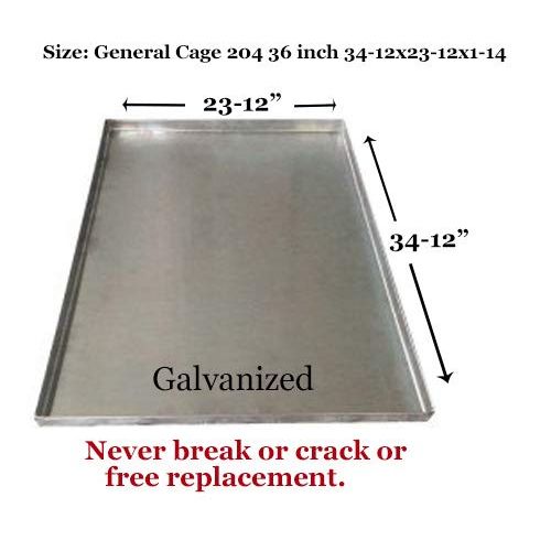  Pinnacle Systems Replacement Tray For Dog Crate  Chew-Proof and Crack-Proof Metal Pan for Dog Crates Lifetime Guarantee -36 Inch