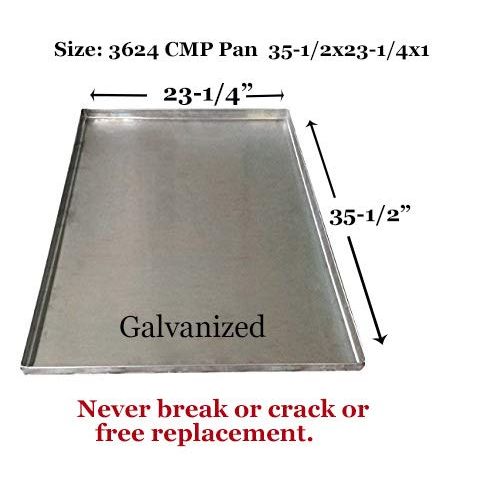  Pinnacle Systems Replacement Tray For Dog Crate  Chew-Proof and Crack-Proof Metal Pan for Dog Crates Lifetime Guarantee -36 Inch