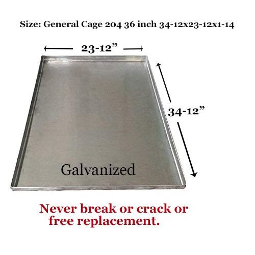  Pinnacle Systems Replacement Tray For Dog Crate  Chew-Proof and Crack-Proof Metal Pan for Dog Crates Lifetime Guarantee -36 Inch