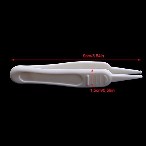  [아마존베스트]PinnacleT1 pinnacleT1 Baby Care Tweezers Portable Newborn Safety Care Ear Nose Navel Cleaning Plastic Tweezers Safety Forceps Set of 5