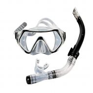 Pinsparkle Swimming Goggles Diving Mask Dry Snorkel Set Snorkeling Gear Kit Diving Masks