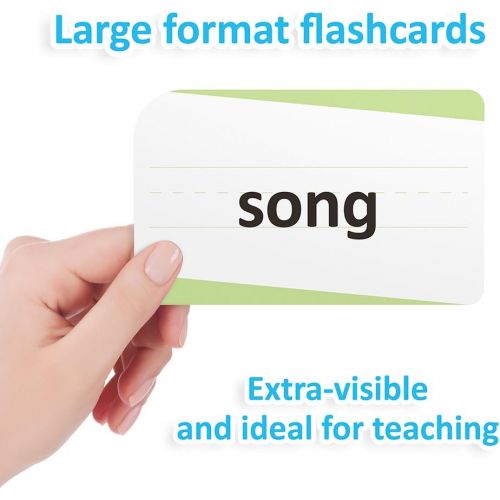  [아마존베스트]Pint-Size Scholars Sight Words Flashcards for Reading Readiness, 100 Pack - Lined & Double-Sided Phonics Word Learning Tools - Prep for Preschool, Kindergarten, Elementary, Home School