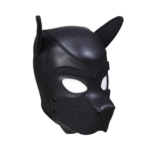  Pinwe Dog Head Masks Costume Party Puppy Hood Cosplay Blindfold Breathable Halloween Masquerade Mask