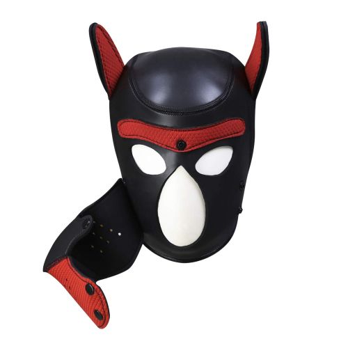  Pinwe Dog Head Masks Costume Party Puppy Hood Cosplay Blindfold Breathable Halloween Masquerade Mask
