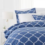 Pinzon by Amazon Pinzon 300 Thread Count 100% Cotton Percale Duvet Cover Set - King, Bijou Blue