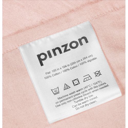  [아마존 핫딜]  [아마존핫딜]Pinzon by Amazon Pinzon - Spannbettlaken aus Bio-Baumwolle, Kinderbett/Babybett, 2er-Pack, 70 x 140 cm, Blassrosa