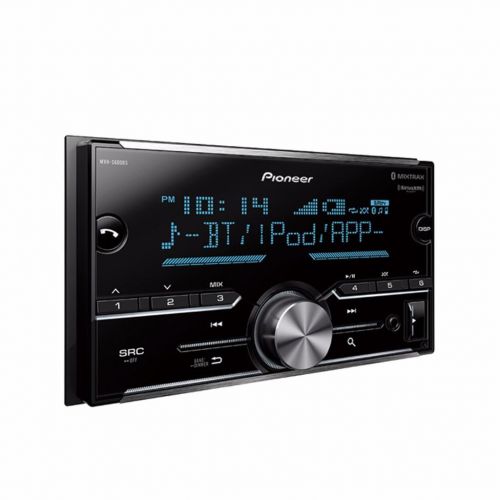 파이오니아 Pioneer MVH-S600BS Double-DIN In-Dash Car Stereo Digital Media Receiver with Bluetooth, SiriusXM Ready & 3 Pairs Of High-Volt RCA Preamp Outputs