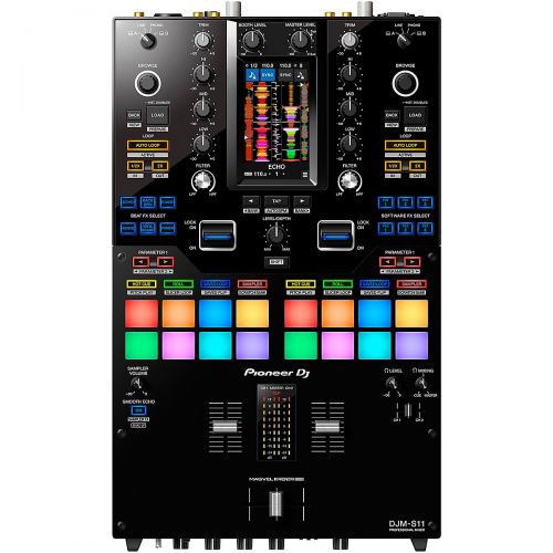 파이오니아 Pioneer DJM-S11 2-Channel Battle Mixer for Serato DJ & rekordbox With Performance Pads