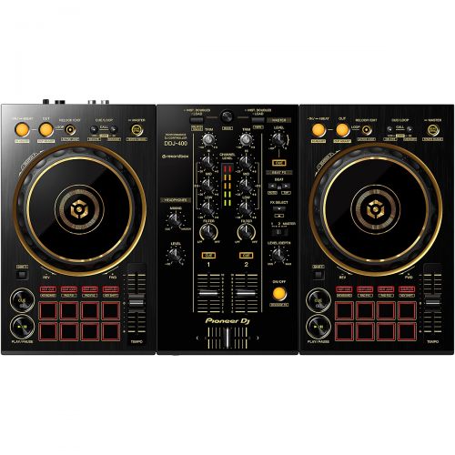 파이오니아 Pioneer DDJ-400-N Limited Edition Gold 2-Channel DJ Controller for rekordbox dj Gold