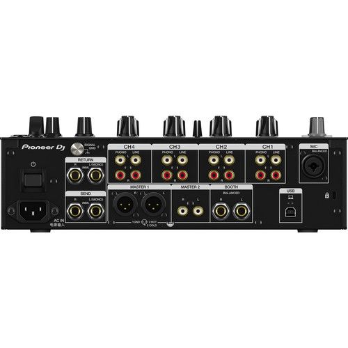 파이오니아 Pioneer DJ DJM-750MK2 4-Channel Professional DJ Club Mixer with USB Soundcard