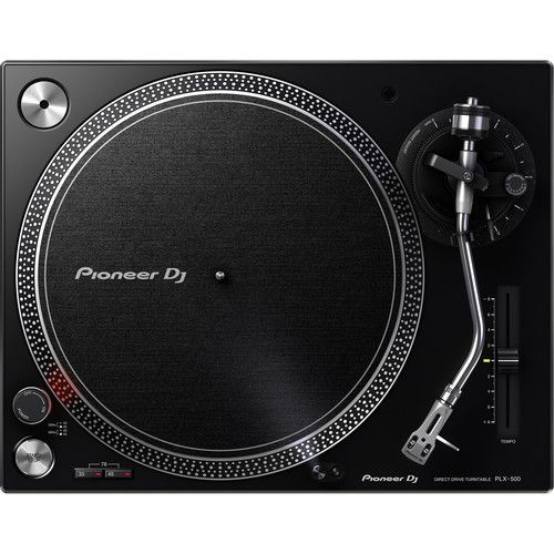 파이오니아 Pioneer DJ PLX-500-K High-Torque, Direct-Drive Turntable (Black)