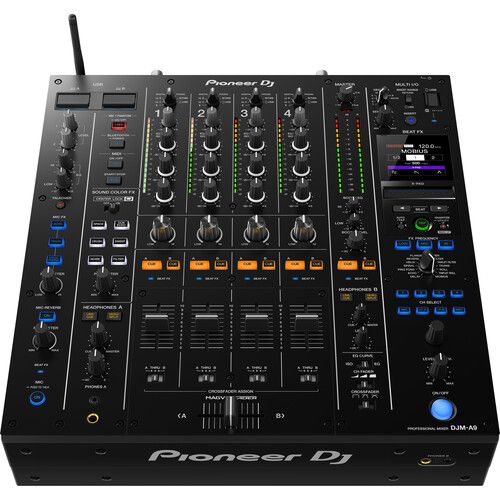 파이오니아 Pioneer DJ DJM-A9 4-Channel Digital Pro-DJ Mixer with Bluetooth (Black)