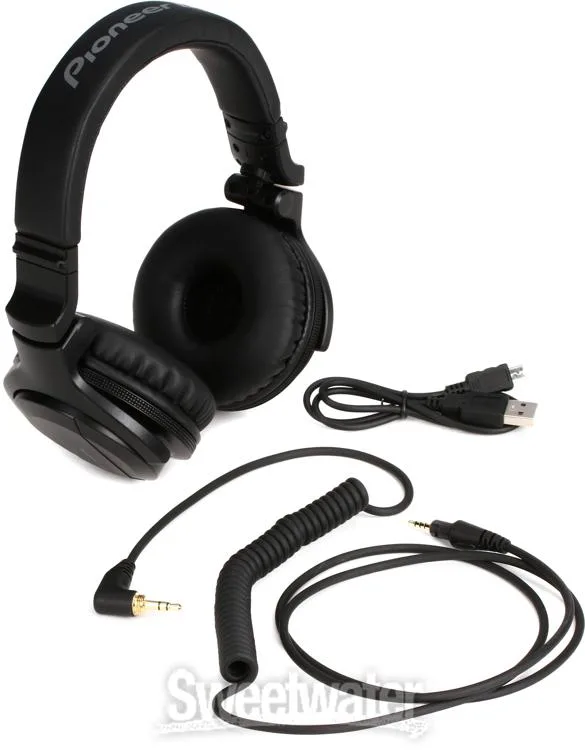 파이오니아 Pioneer DJ HDJ-CUE1-BT On-Ear Bluetooth DJ Headphones - Black