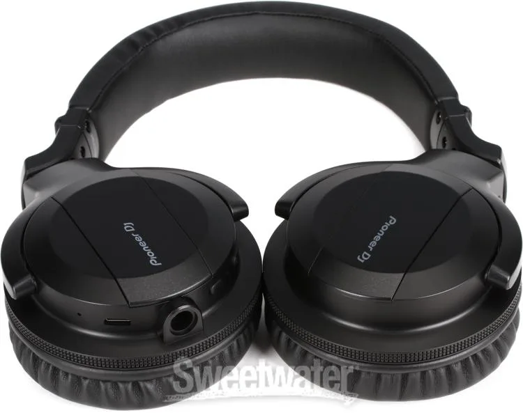 파이오니아 Pioneer DJ HDJ-CUE1-BT On-Ear Bluetooth DJ Headphones - Black