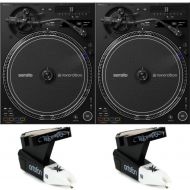 Pioneer DJ PLX-CRSS12 Hybrid Direct Drive Turntable with DVS and Ortofon Cartridge/Stylus - Pair
