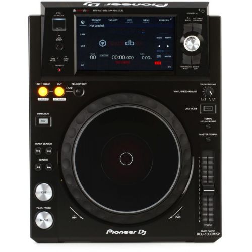 파이오니아 Pioneer DJ XDJ-1000MK2 Digital Performance DJ Media Player and Odyssey Hard Case - Black