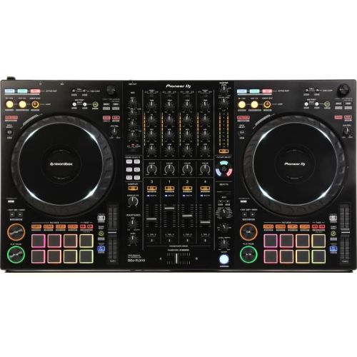 파이오니아 Pioneer DJ DDJ-FLX10 4-deck DJ Controller with Black Flight Case